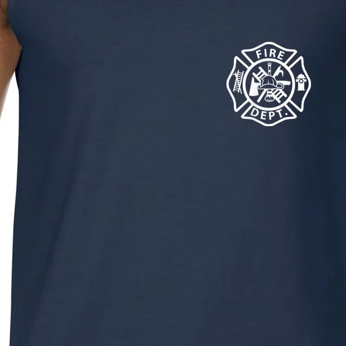 Fire Department Logo Uniform Fireman Symbol Firefighter Gear Comfort Colors® Tank Top