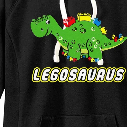 funny dinosaur Legosaurus Legos Saurus dino Women's Fleece Hoodie