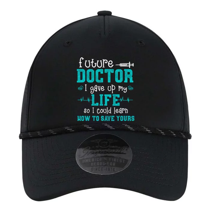 Future Doctor Lifesaver - Pre Med Outfit Med Student Gift Performance The Dyno Cap