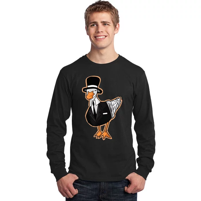 Funny Duck Lover Gift Tall Long Sleeve T-Shirt