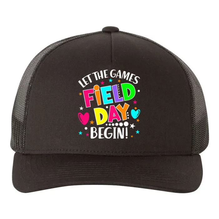 Field Day Let Games Start Begin Yupoong Adult 5-Panel Trucker Hat