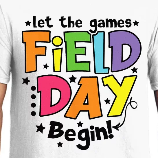 Field Day Let Games Start Begin Teachers Pajama Set