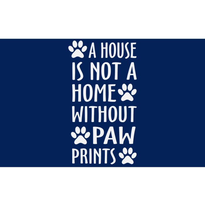 Funny Dog Lover Funny Paw Prints Funny Dog Quote Bumper Sticker