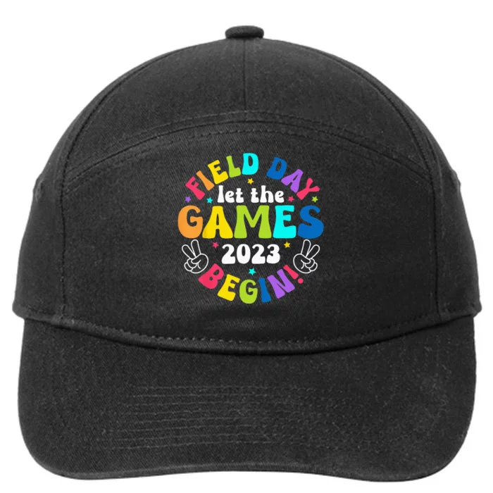 Field Day Let Games Start Begin Teachers 7-Panel Snapback Hat