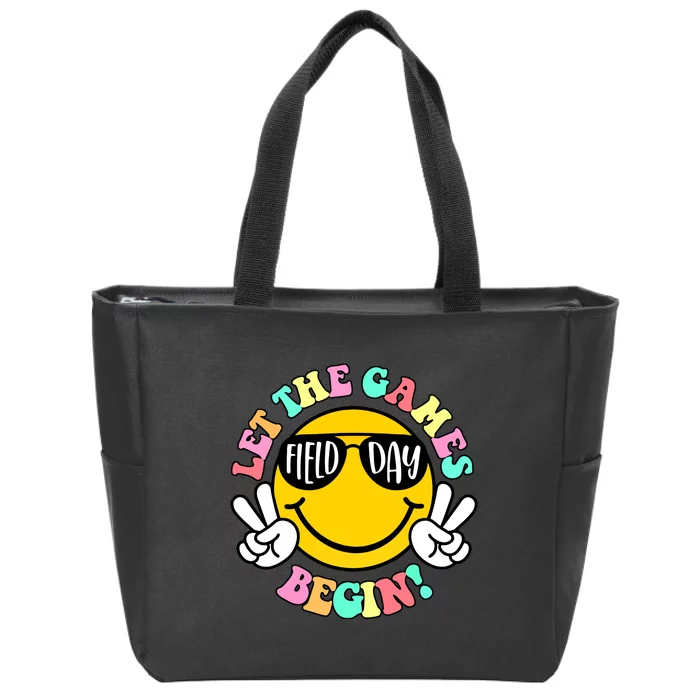 Field Day Let The Games Begin 2024 Teachers Zip Tote Bag