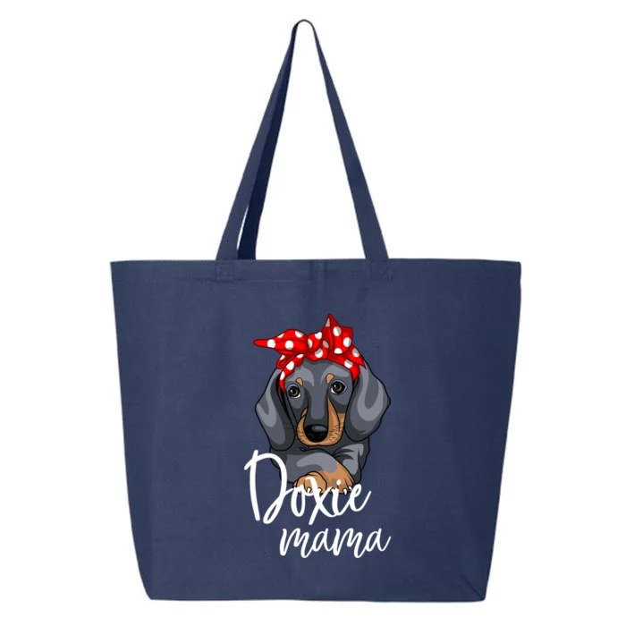 Funny Doxie Mama Dachshund Lover Weiner Dog Gift 25L Jumbo Tote