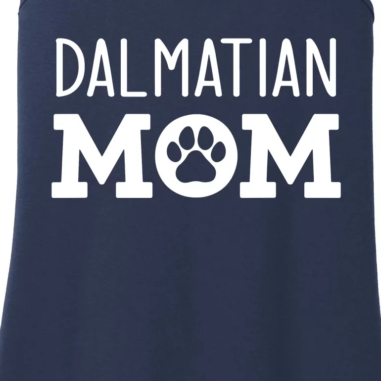 Funny Dalmatian Mom Dog Paw Puppy Retro Ladies Essential Tank