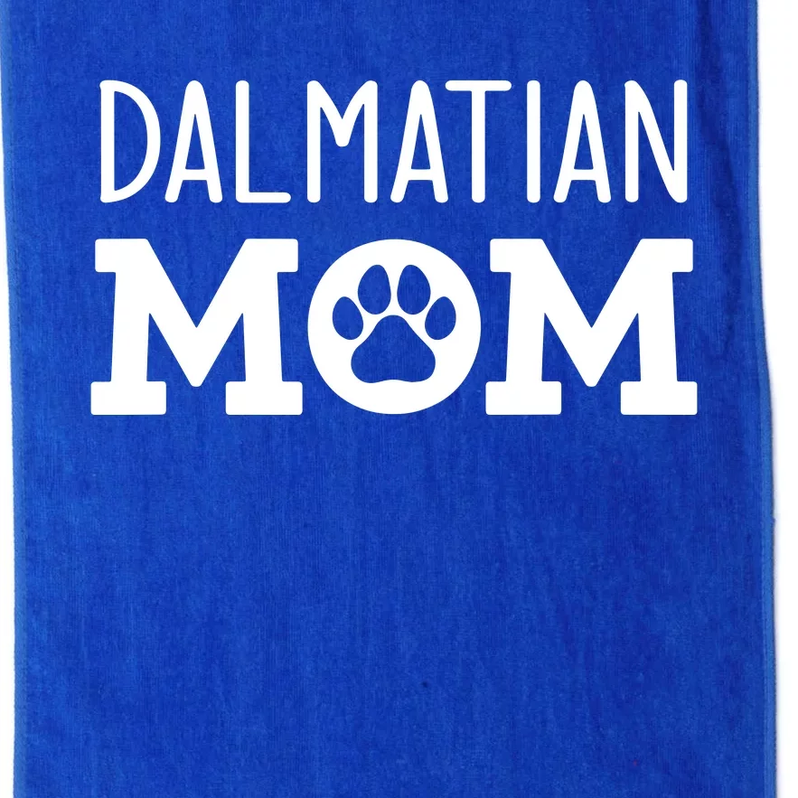 Funny Dalmatian Mom Dog Paw Puppy Retro Platinum Collection Golf Towel