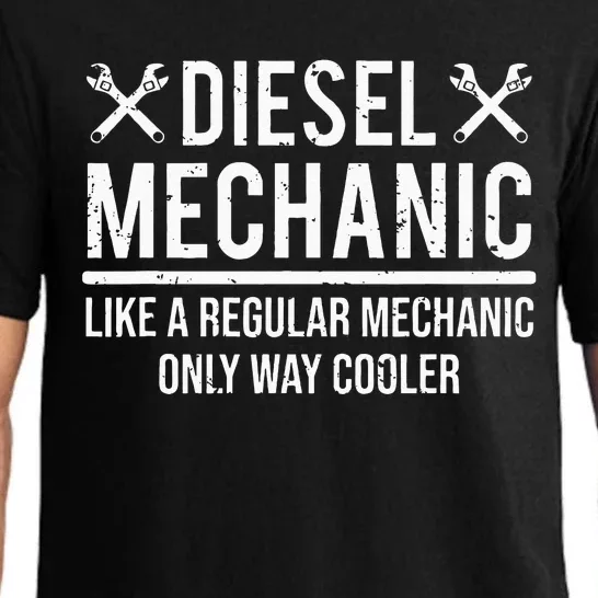 Funny Diesel Mechanic Like A Regular Mechanic Pajama Set