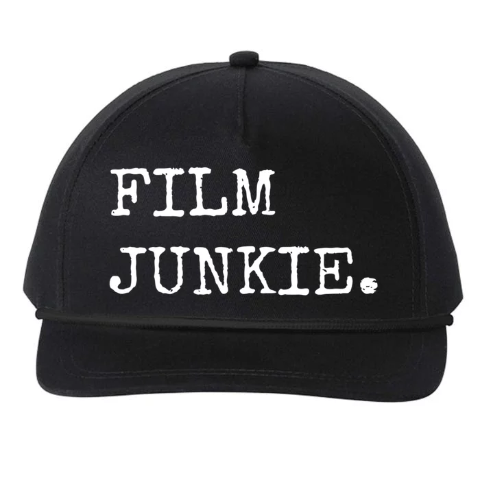 Film Director Movie Maker Funny Gift Film Junkie Filmmaking Gift Snapback Five-Panel Rope Hat