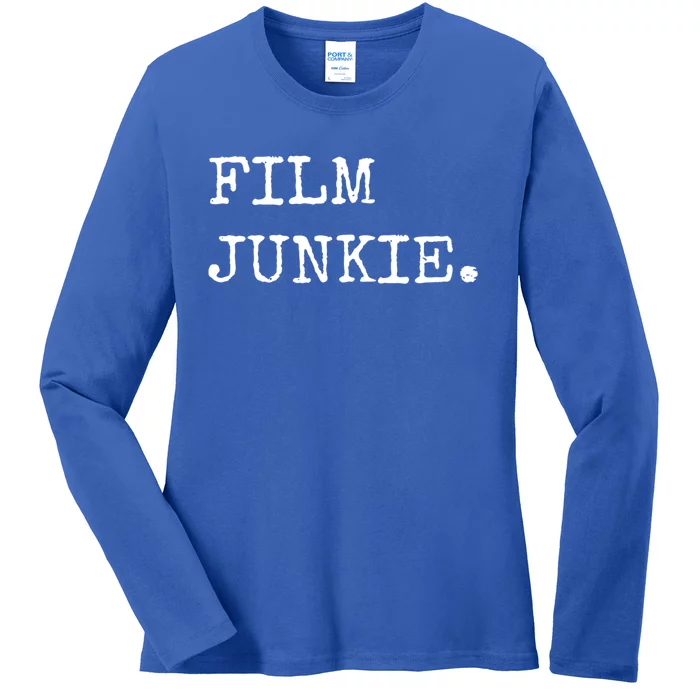 Film Director Movie Maker Funny Gift Film Junkie Filmmaking Gift Ladies Long Sleeve Shirt