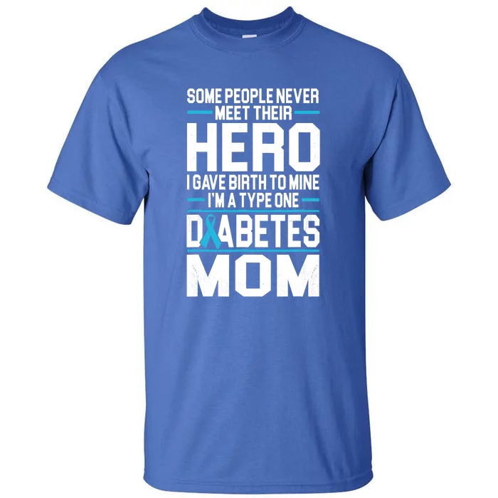 Funny Diabetes Mom Diabetes Tall T-Shirt