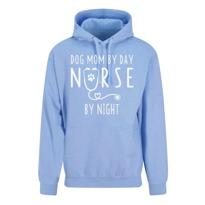 Funny Dog Mom By Day Nurse By Nights For Funny Unisex Surf Hoodie