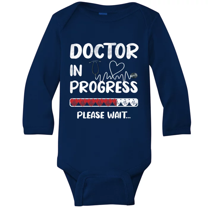 Future Doctor Medical School Student Gift Baby Long Sleeve Bodysuit