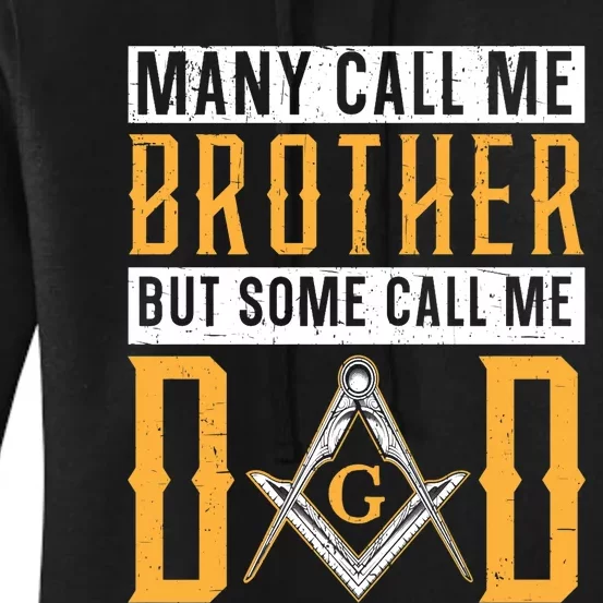 Freemason Dad Masonic Fraternal Freemasonry Square Compass Premium Women's Pullover Hoodie