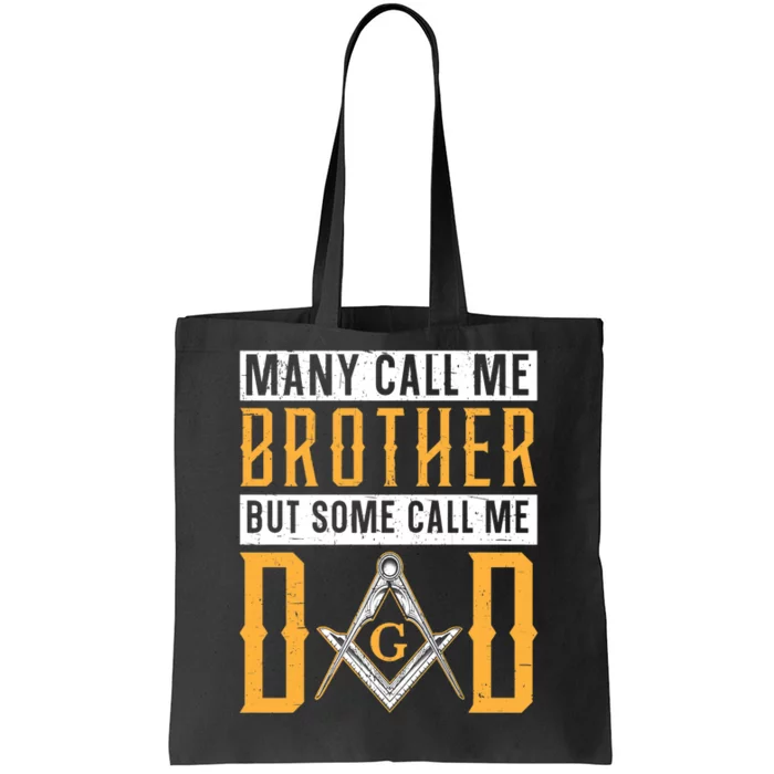 Freemason Dad Masonic Fraternal Freemasonry Square Compass Premium Tote Bag