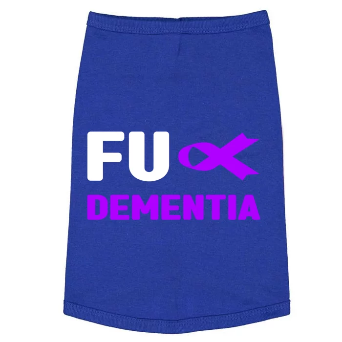 Fuck Detia Meaningful Gift Funny Gift Fuck Alzheimer's Detia Awareness Gift Doggie Tank