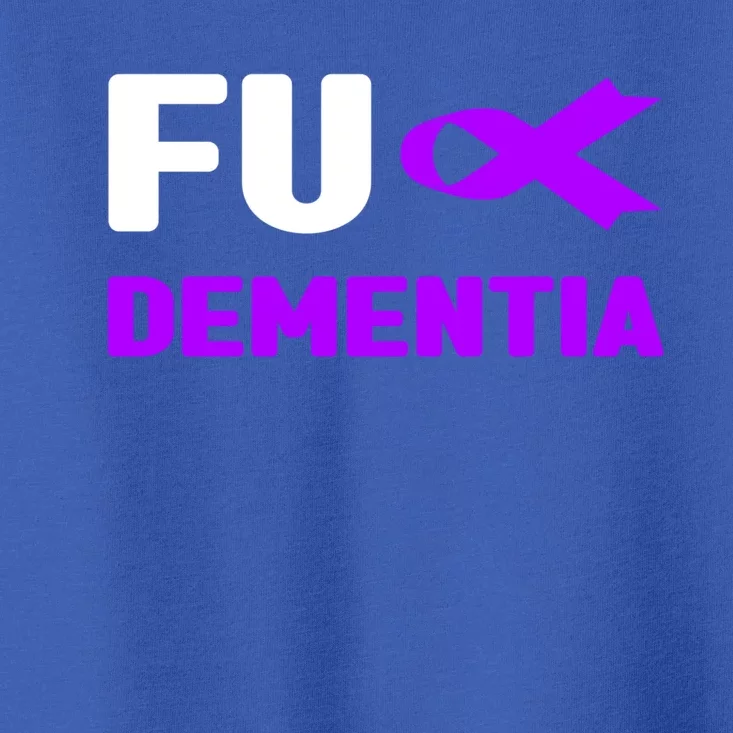 Fuck Detia Meaningful Gift Funny Gift Fuck Alzheimer's Detia Awareness Gift Toddler T-Shirt