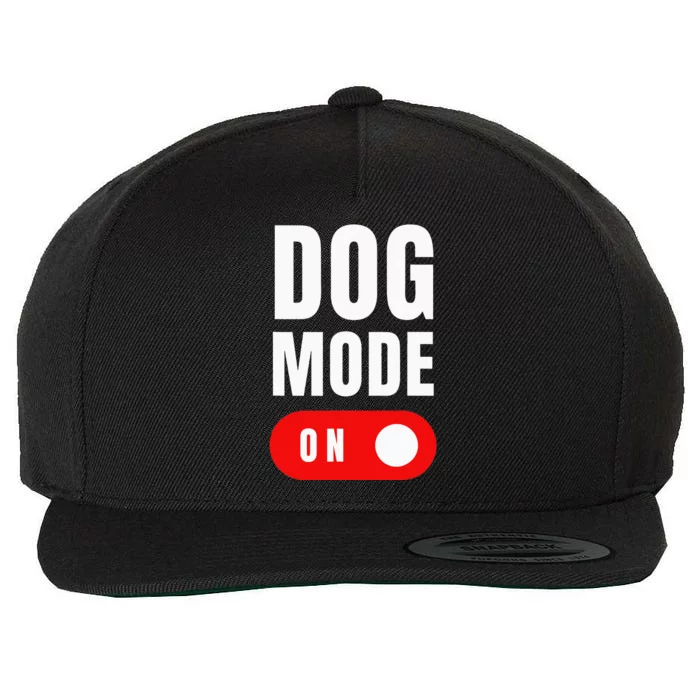 Funny Dog Mode ON Tee - Cute Dogs Gift - Dog Mode ON Wool Snapback Cap