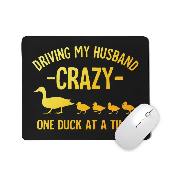 Funny Duck Mama Art For Wife Women Duck Themed Duck Lover Mousepad