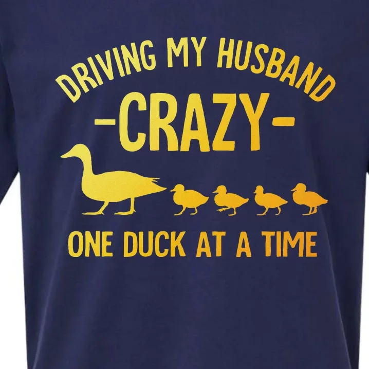 Funny Duck Mama Art For Wife Women Duck Themed Duck Lover Sueded Cloud Jersey T-Shirt