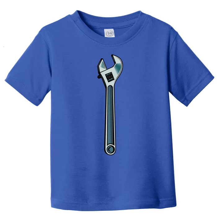 Father’s Day Mechanic Wrench Tool Garage Dad Gift Toddler T-Shirt