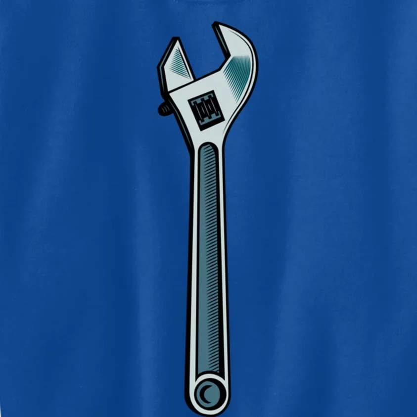 Father’s Day Mechanic Wrench Tool Garage Dad Gift Kids Sweatshirt