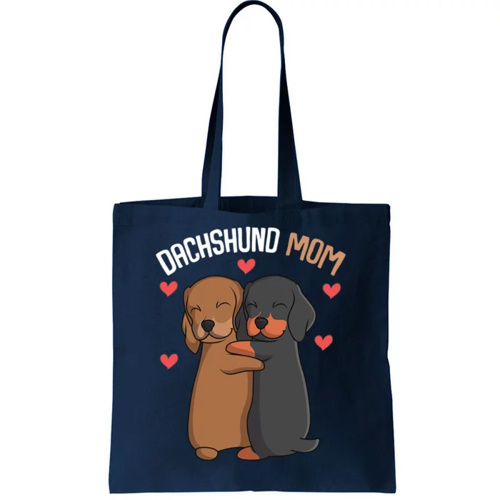 Funny Dachshund Mom Weenie Gift Tote Bag