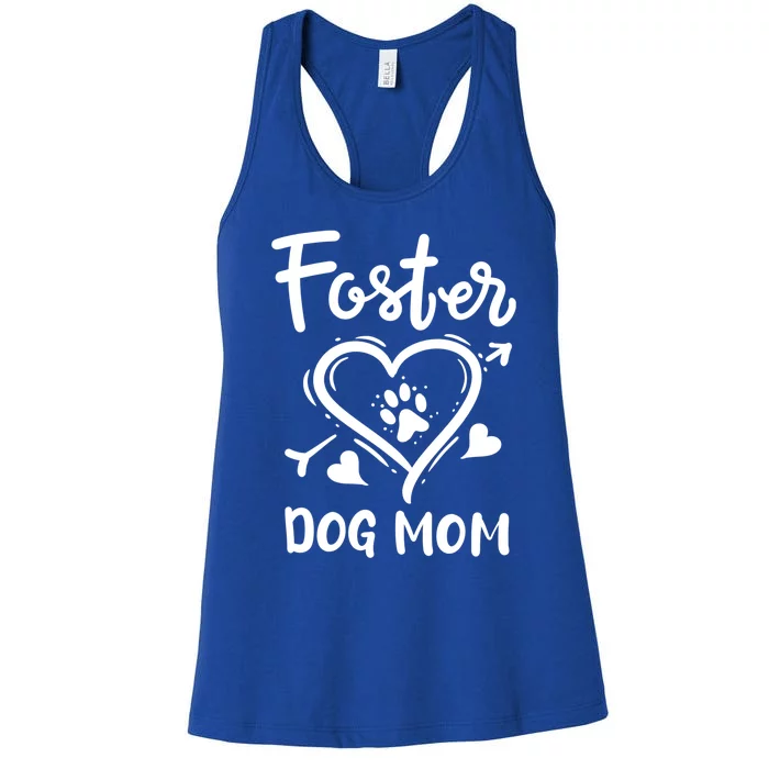 Foster Dog Mom Dog Adoption Rescue Meaningful Gift Women's Racerback Tank