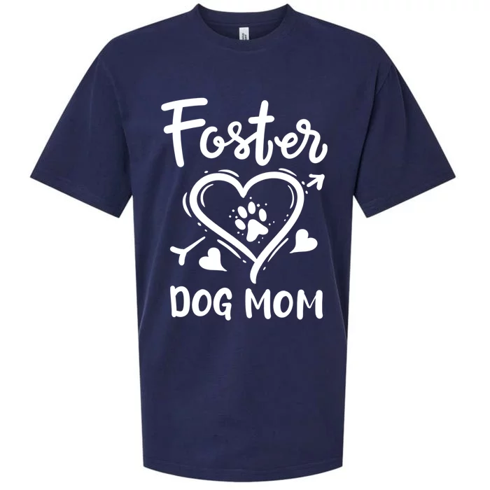 Foster Dog Mom Dog Adoption Rescue Meaningful Gift Sueded Cloud Jersey T-Shirt