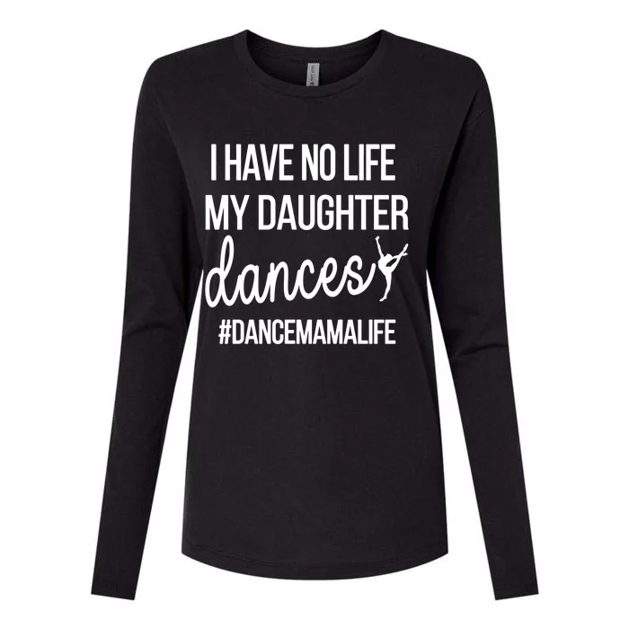 Funny Dance Mama Dance Mom Of A Dancer Mom Gift Womens Cotton Relaxed Long Sleeve T-Shirt