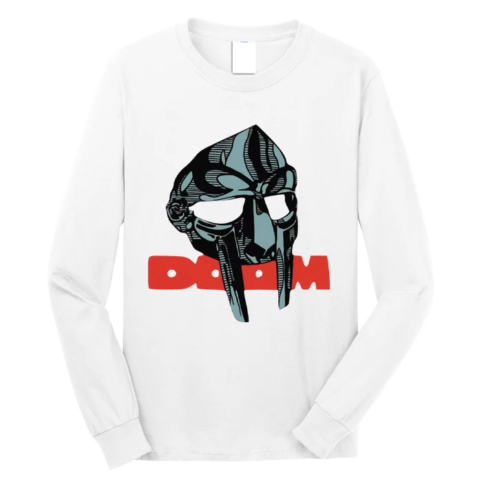 Funny Doom Mask All Caps Madvillain Mf Long Sleeve Shirt