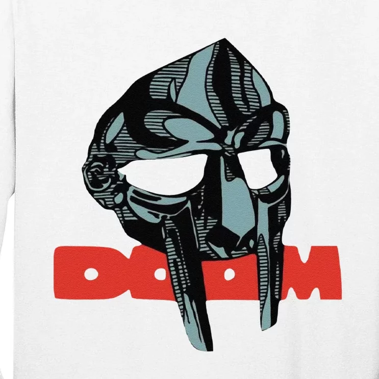 Funny Doom Mask All Caps Madvillain Mf Tall Long Sleeve T-Shirt