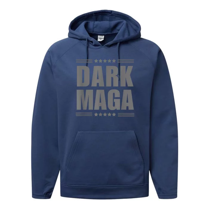 Funny Dark Maga 2024 Maga New! Dark Maga Performance Fleece Hoodie