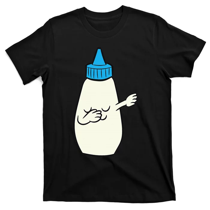 Funny Dabbing Mayonnaise Squeeze Bottle Dance Party T-Shirt