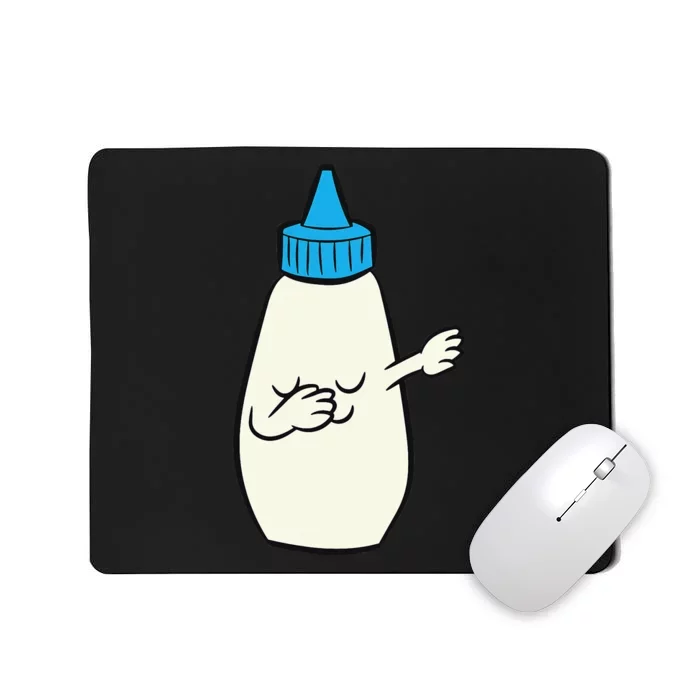 Funny Dabbing Mayonnaise Squeeze Bottle Dance Party Mousepad