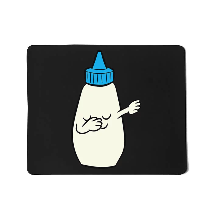 Funny Dabbing Mayonnaise Squeeze Bottle Dance Party Mousepad