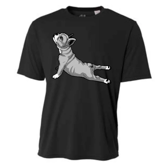 Funny Dog Meditation Tee Pilates Yoga And Dogs Lover Gift Cooling Performance Crew T-Shirt