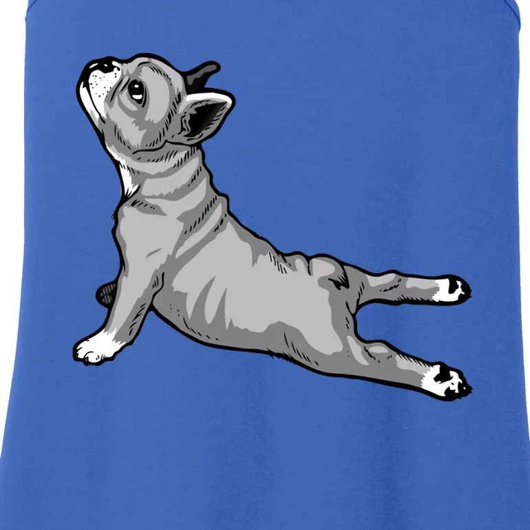 Funny Dog Meditation Tee Pilates Yoga And Dogs Lover Gift Ladies Essential Tank