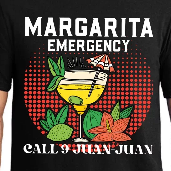 Funny Drinking Margarita Emergency Cinco De Mayo Pajama Set