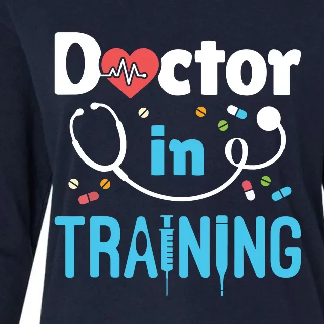 Future Doctor Medical School Medicine Doctor In Training Womens Cotton Relaxed Long Sleeve T-Shirt