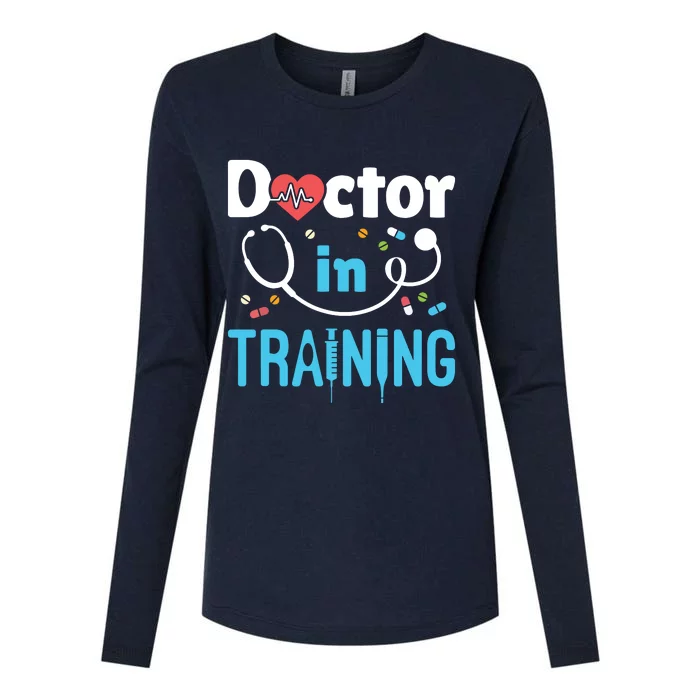 Future Doctor Medical School Medicine Doctor In Training Womens Cotton Relaxed Long Sleeve T-Shirt