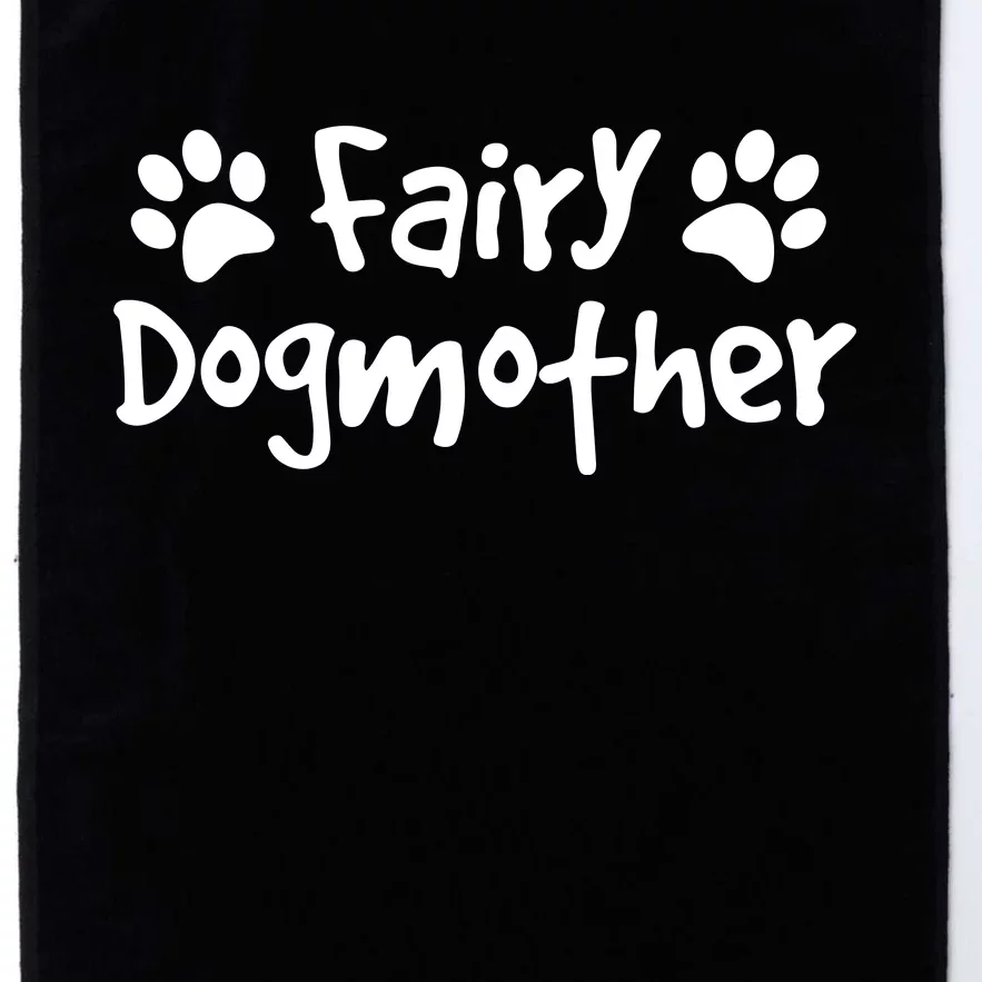 Fairy Dog Mother Shirt, Puppy Paw Mom Tee For Dog Owner Platinum Collection Golf Towel