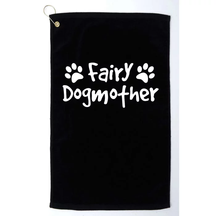 Fairy Dog Mother Shirt, Puppy Paw Mom Tee For Dog Owner Platinum Collection Golf Towel