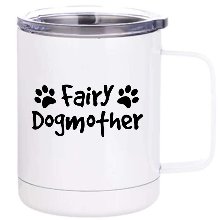 Fairy Dog Mother Shirt, Puppy Paw Mom Tee For Dog Owner Front & Back 12oz Stainless Steel Tumbler Cup