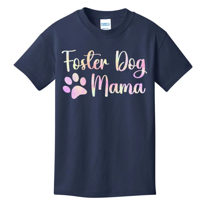 Foster Dog Mama Adopt Rescue Dog Mom Adoption Shelter Kids T-Shirt