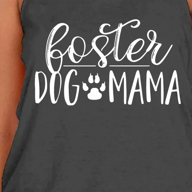 Foster Dog Mama Pet Mom Apparel For Pet Adoption Women's Knotted Racerback Tank