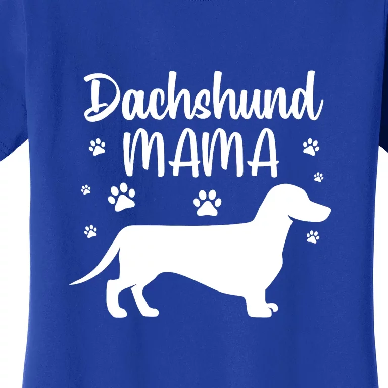 Funny Dachshund Mama Doxie Dog Lovers Gift Women's T-Shirt