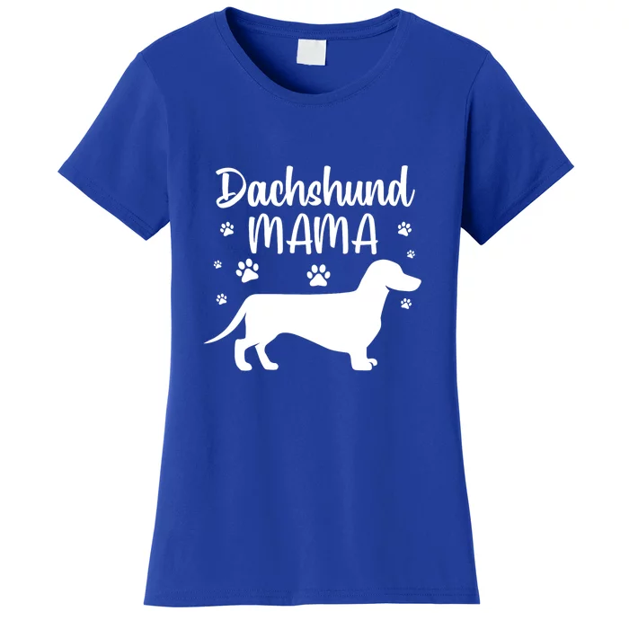 Funny Dachshund Mama Doxie Dog Lovers Gift Women's T-Shirt