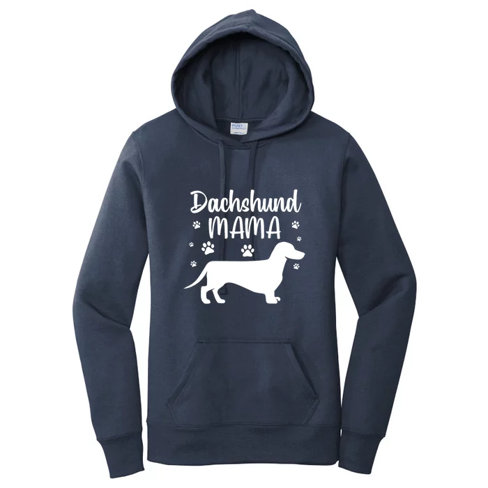 Funny Dachshund Mama Doxie Dog Lovers Gift Women's Pullover Hoodie